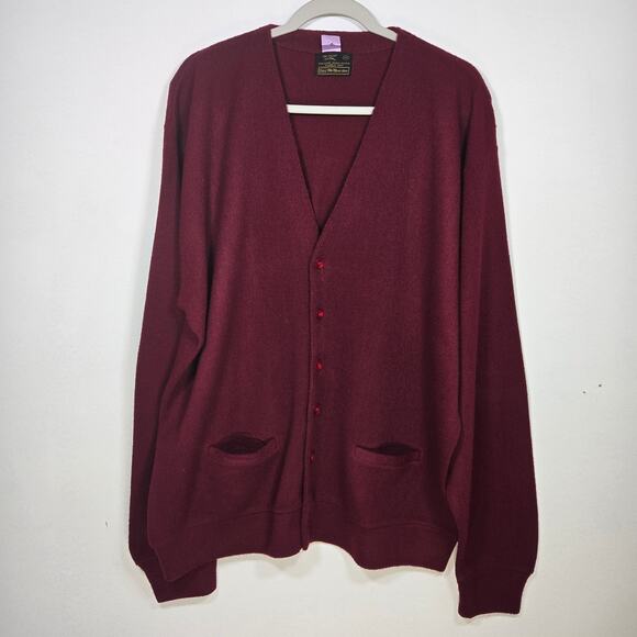 Sears Other - Sears Vintage Men's Burgandy Cardigan. Size XXXL.
